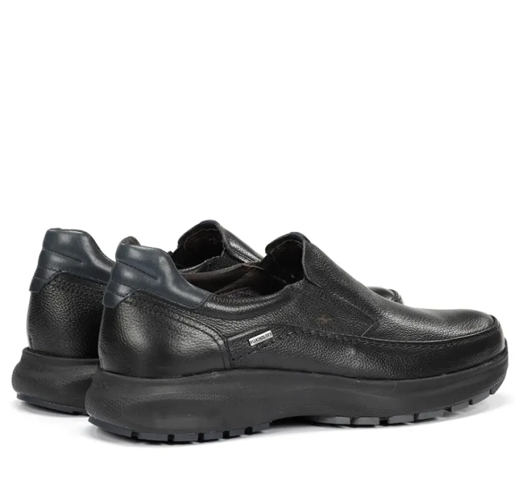 New Fluchos TRITON F2064 Black Slip On
