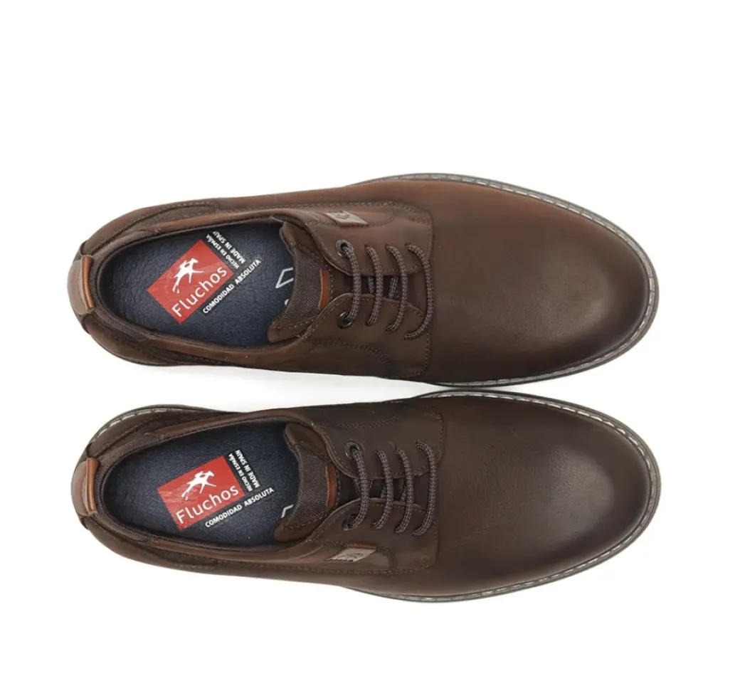Clearance Fluchos TRUMAN F1589 Brown Shoe