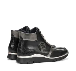 Best Fluchos UNION F2077 Black Ankle Boot