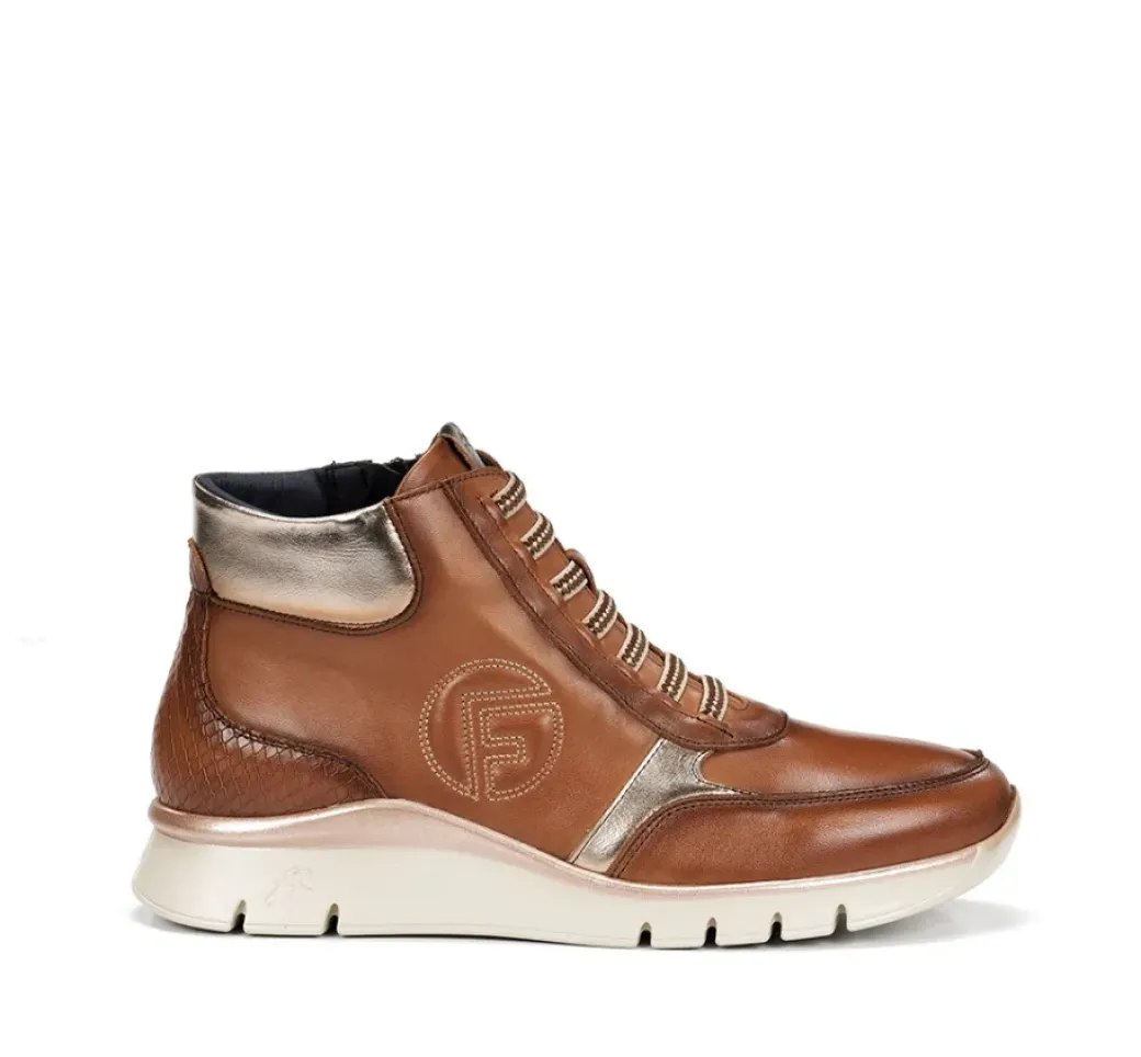 Clearance Fluchos UNION F2077 Brown Ankle Boot