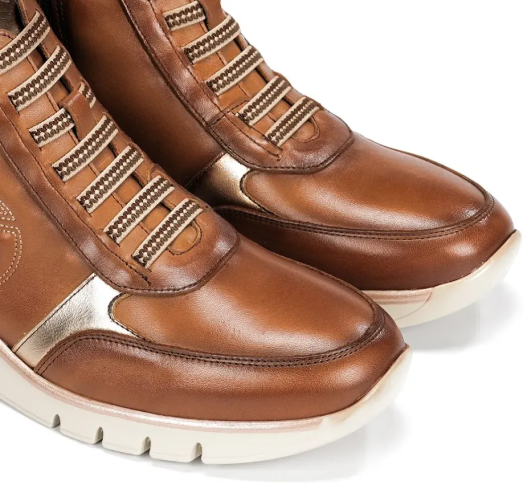 Clearance Fluchos UNION F2077 Brown Ankle Boot