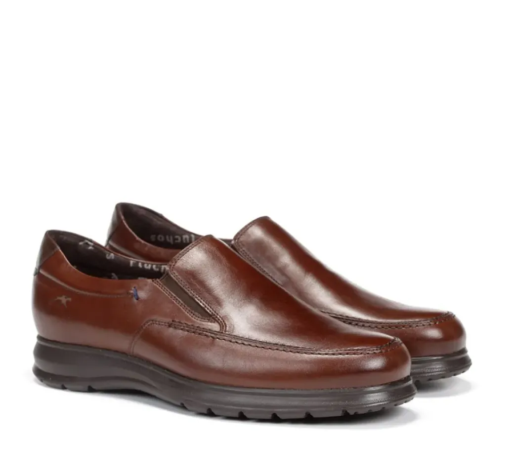 Clearance Fluchos ZETA F0603 Brown Slip On